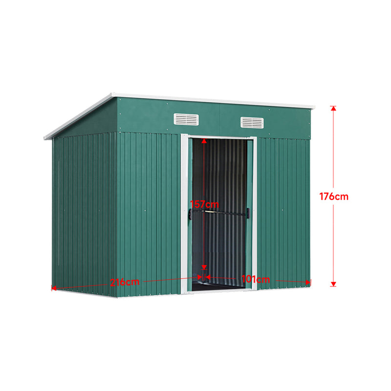 Breeins Weatherproof Steel Patio Storage Unit