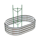 Breeins Galvanized Steel Raised Garden Bed
