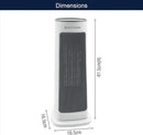 Spear & Jackson Ptc Ceramic Fan Heater