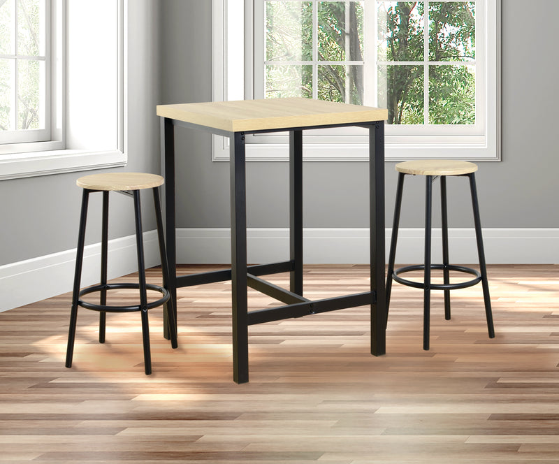 Lewis's Portobello 3 Piece Breakfast Bar Set