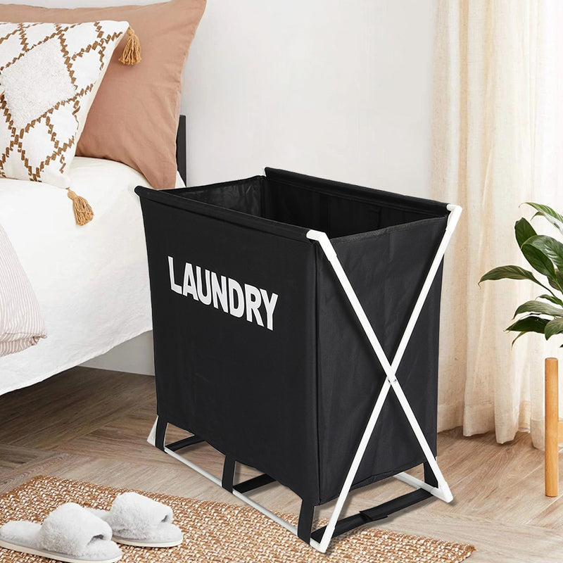 Lifeideas Space-Saving Laundry Basket with Handles