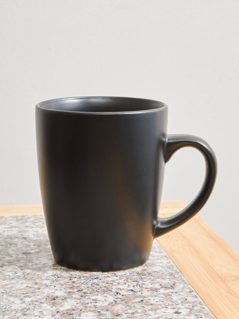 Elmira 16 Piece Black Stoneware Dinner Set