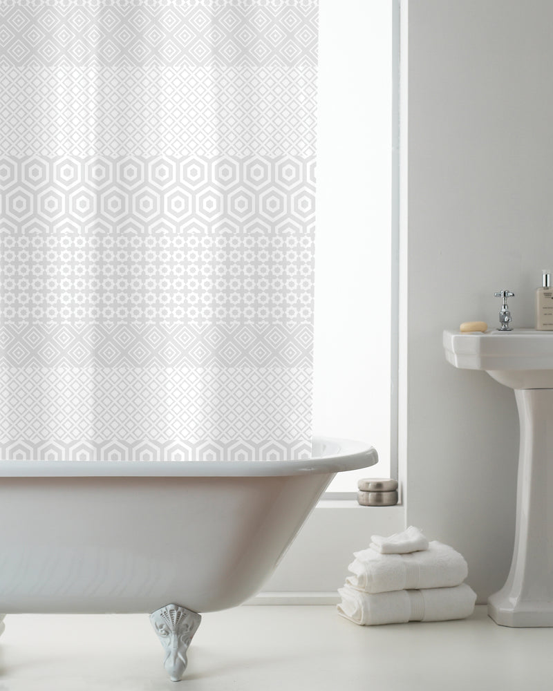 Country Club Shower Curtain - Geometric