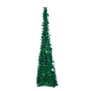 Lifeideas Collapsible 1.2M Pop Up Tinsel Christmas Tree With Base