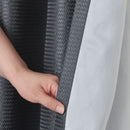 Lewis's Roma Eyelet Curtains - Steel