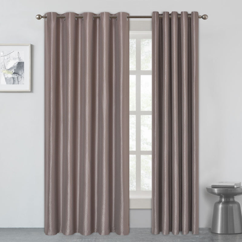 Lewis's Roma Eyelet Curtains - Natural