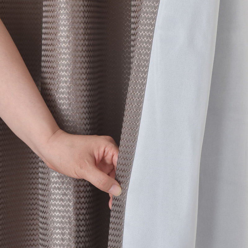 Lewis's Roma Eyelet Curtains - Natural