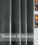 Temple Velvet Ring Top Blackout Curtains