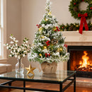 Lifeideas Mini Christmas Tree Set for Holiday Decoration