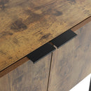 Livingandhome Industrial Style Wooden Bookshelf