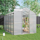 Breeins Large Aluminium Polycarbonate Garden Greenhouse