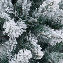 Lifeideas Flocked Christmas Tree with Sturdy X-Frame Stand