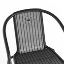 Breeins PE Rattan Stacking Garden Chairs Set of 2/4