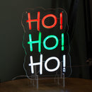 29cm Light Up Hanging Or Freestanding Christmas Ho Ho Ho Neon Sign
