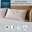 Lewis's Blissful Bamboo Memory Foam Pillow