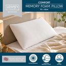 Lewis's Comfort Memory Foam Pillow 70x40cm