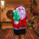 40 Led Acrylic Santa - White (Indoor Light)