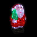 40 Led Acrylic Santa - White (Indoor Light)