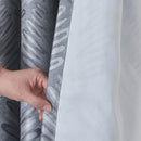 Lewis's Clarion Patterned Eyelet Curtains - Charcoal