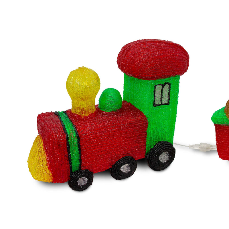 80 Led Acrylic Indoor / Outdoor Train - 80 Cool White LED