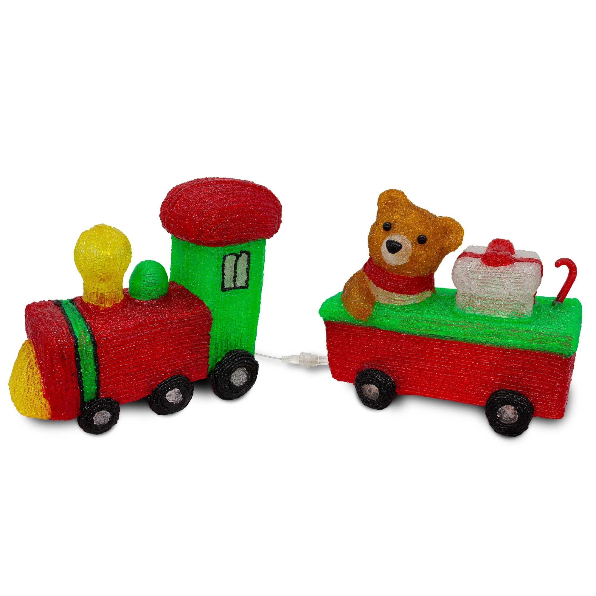 80 Led Acrylic Indoor / Outdoor Train - 80 Cool White LED