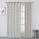Lewis's Alderly Patterned Eyelet Curtains - Natural