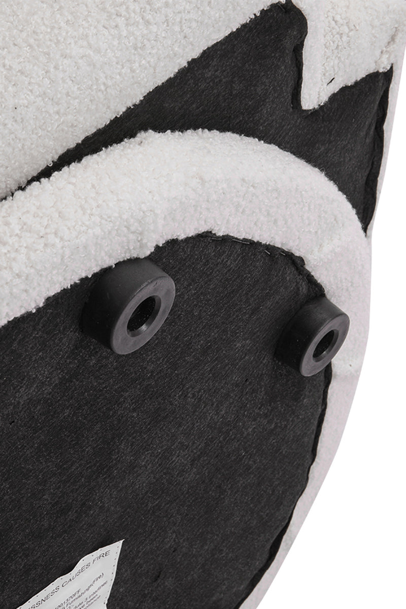 Livingandhome Swivel Tub Chair Upholstered Single Sofa