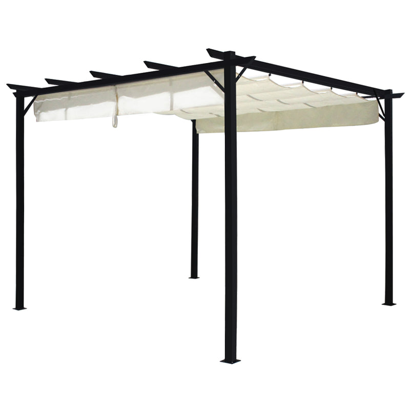 Breeins Sun Shelter Steel Pergola for Outdoors
