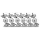 6pc Sweet Hanging Decorations - Silver