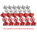 6pc Sweet Hanging Decorations - Silver