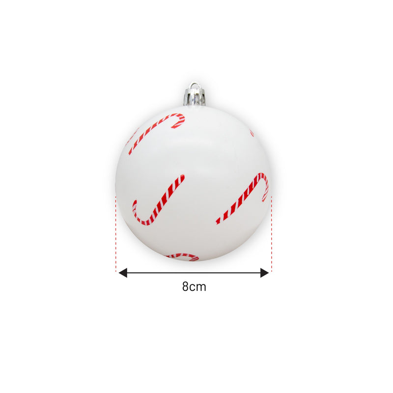 Candy Cane Baubles - Candy Cane