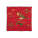 Lewis's Christmas Robin Cushion - Red