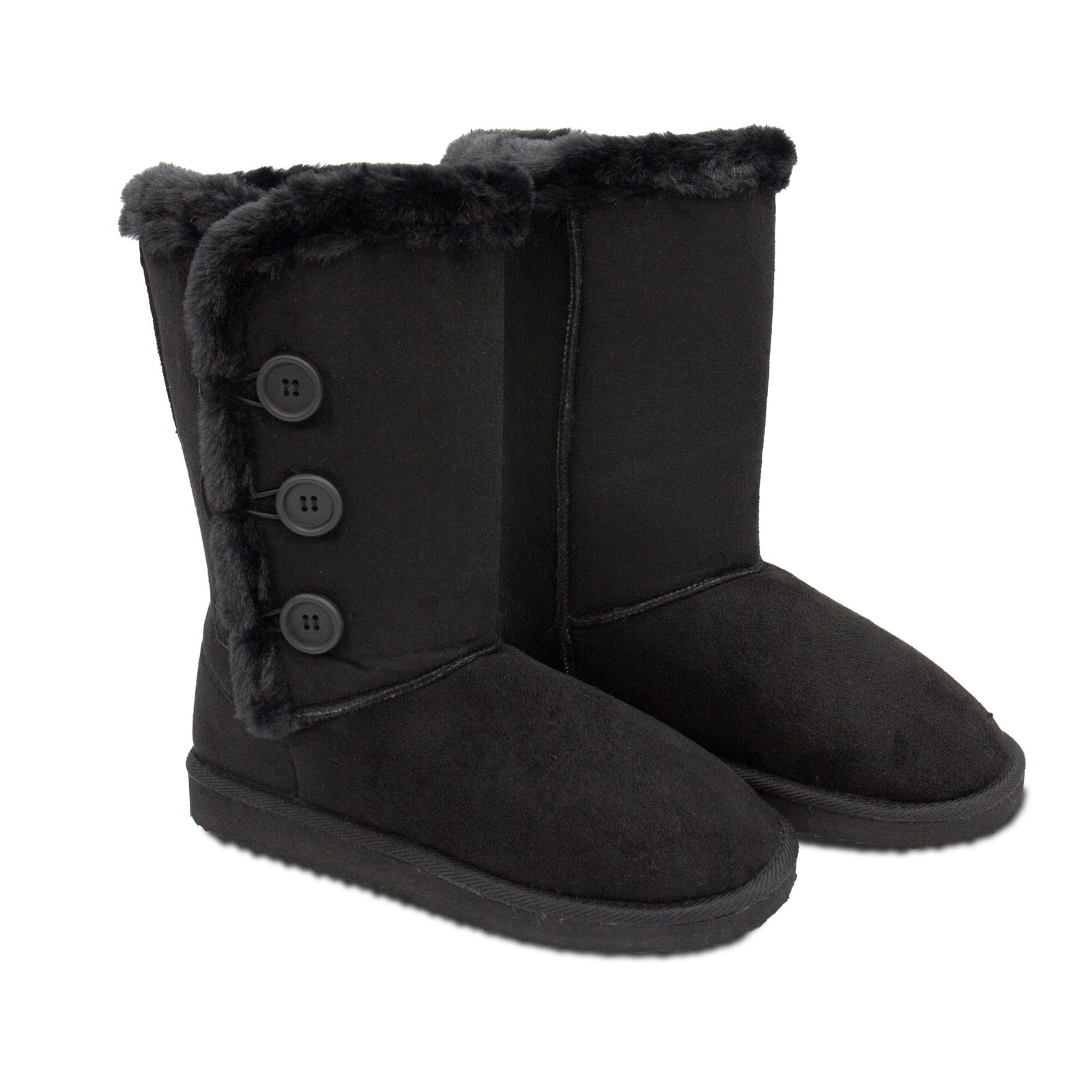 Tru Emily Button Bootee Slippers