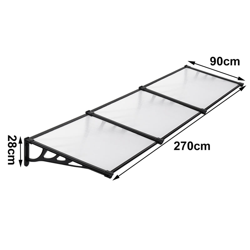 Garden Sanctuary Door Window Awning Canopy Rain Cover