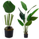 Lifeideas Tropical Plant Banana Artificial Tree in Pot
