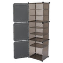 Livingandhome Foldable 8 Layer Shoe Organizer