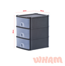 Handy 3 Drawer Tower A5 Black