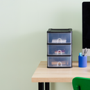 Handy 3 Drawer Tower A5 Black