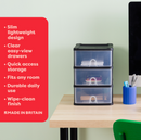 Handy 3 Drawer Tower A5 Black