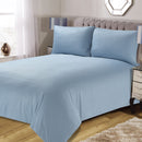 Lewis's Cassandra Dotty Waffle Duvet Set - Blue