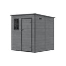 6 x 6FT Outdoor Plastic Garden Storage Shed