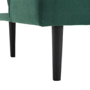 Livingandhome Modern Green Convertible Sofa Bed