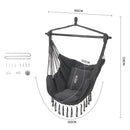 Breeins Garden Hanging Canvas Hammock Swing Chair