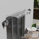 Breeins Transparent Window Door Awning Canopy