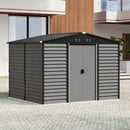 8*7FT/10*8FT Outdoor Metal Garden Storage Shed