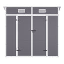 Livingandhome Outdoor Plastic Garden Storage Shed