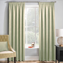 Enhanced Living Matrix Green Tape Top Thermal Noise reducing Dim Out Curtains - Pair