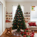 Lifeideas 4FT/1.2M Artificial Christmas Tree with RGB Lights & Wood Stand
