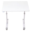 Manual Standing Height-Adjustable Computer Desk With Wheels