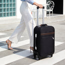 Modishion 20-Inch Softshell Expandable Suitcase with Combination